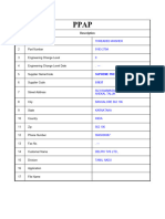 05-11-2018 Ppap Documents Format Threaded Washer - 5 Lts