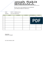 Daftar Hadir Test Karyawan