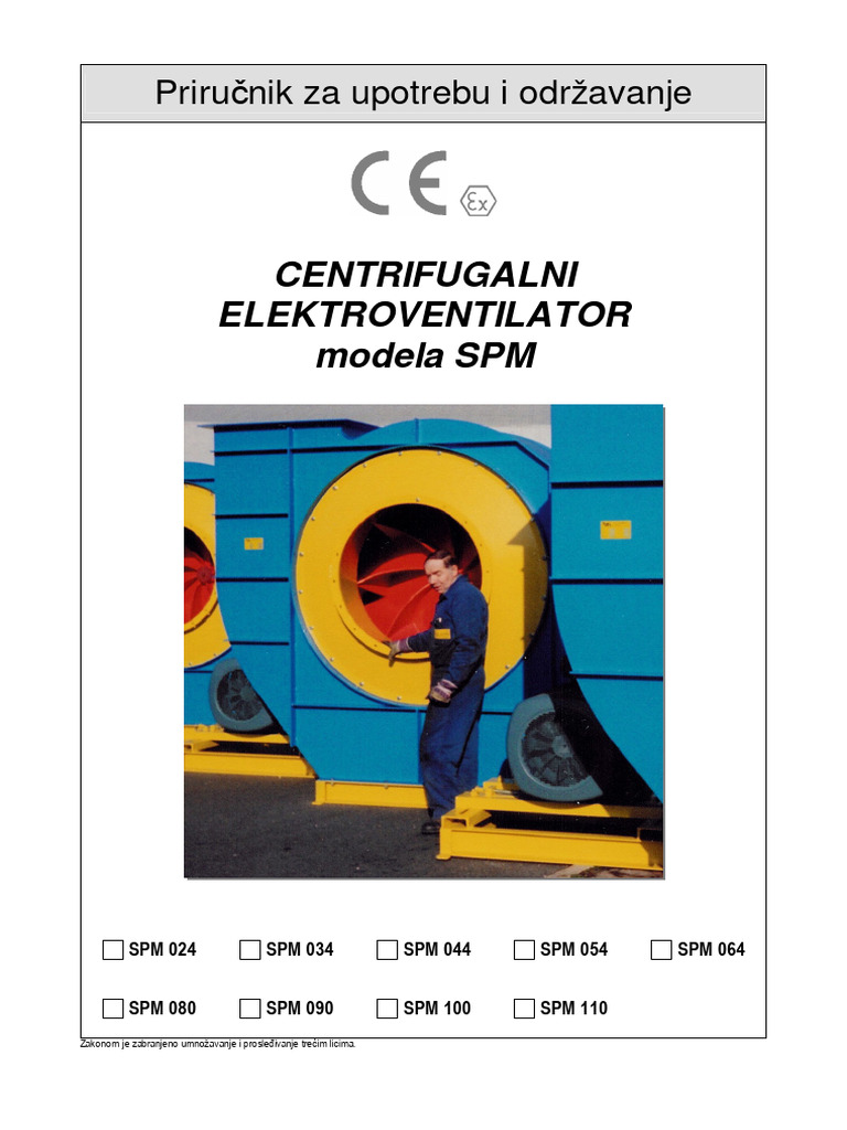 man-SPM0908-ser-r5 CENTRIFUGALNI ELEKTROVENTILATOR SPM | PDF