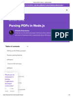 parsing PDF
