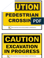Pedestrian Crossing and Prepare To Stop