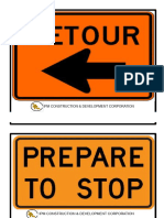 Prepare To Stop & Detour