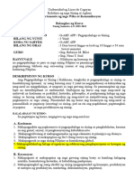 G-Art App Balangkas NG Kurso G-Pagpapahalaga Sa Sining A.T. 2022-23