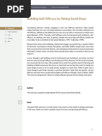 Building Self Efficacy by Taking Small Steps 2