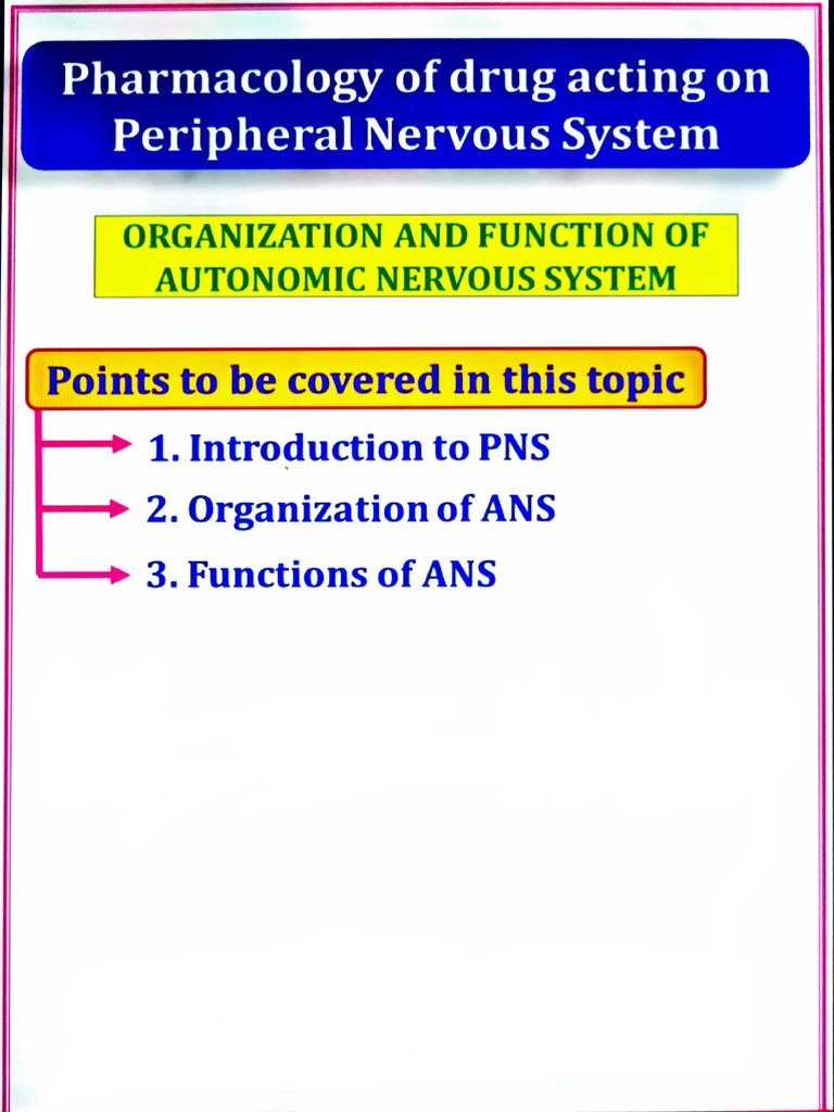 Pharmacology I Unit 3 Pdf