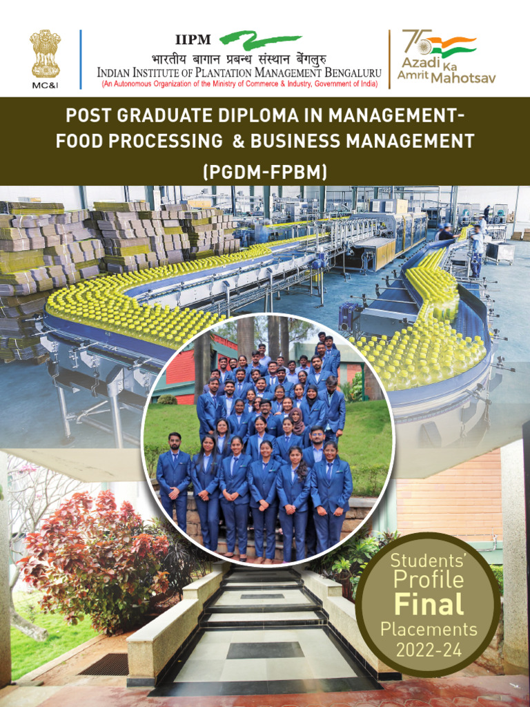FPBM Student Profile Final Placements 2022 2024 | PDF