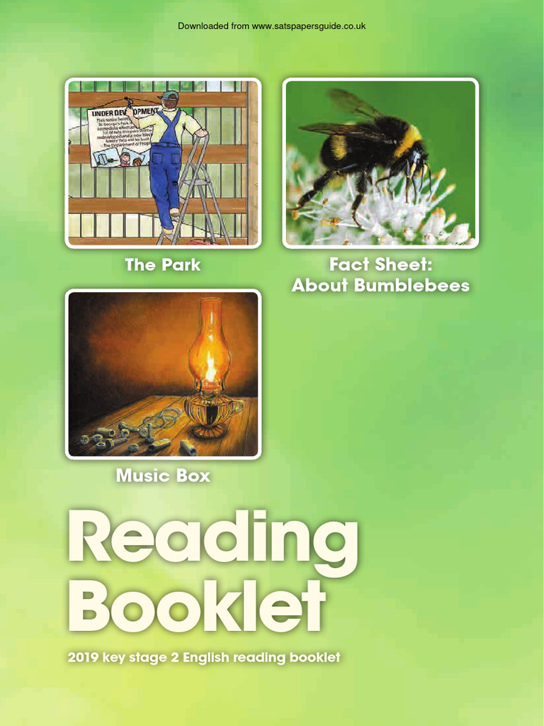 Ks2 2019 english reading booklet download free pdf bumblebee