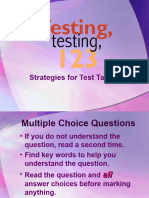 Test Strategies