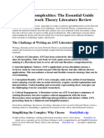 Actor Network Theory Literature Review