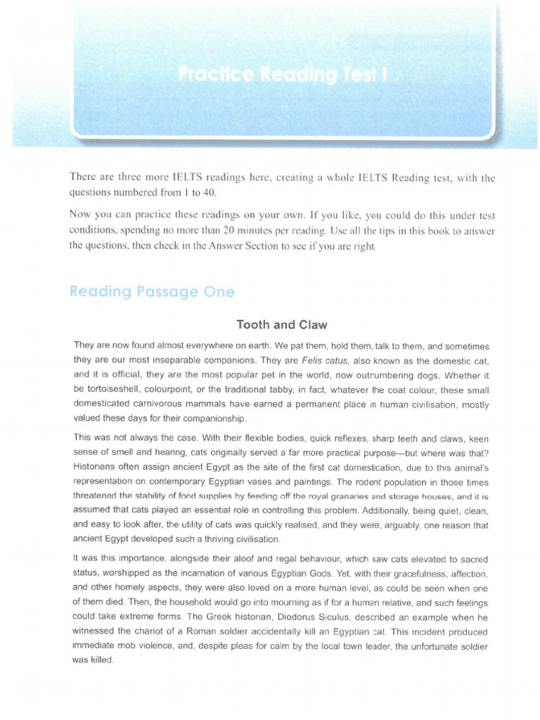 Practice IELTS 1 | PDF