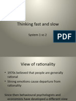 Thinking Fast and Slow