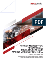 Fintech Newsletter Recent Legal Developments and Market Updates From India Eight of August Twenty Three