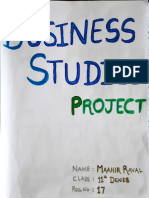 Maahir Raval-Business Studies Project (Longest Project of 11 HRS)