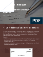Chapitre 5 - Rédiger Des Écrits À Usage Professionnel (Communication GMPE)