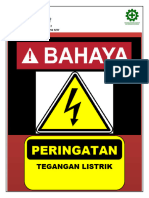 Sign Hazard Electrical Voltage