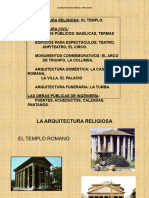 La Arquitectura Romana 3. Arquitectura Religiosa y Civil