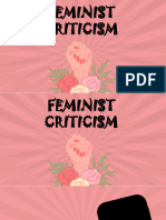 Feminist Criticism