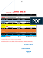 Horaire Des Interro Fevrier