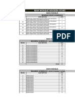 Wooden Schedule