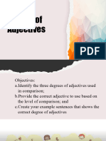 ENG6 Degree of Adjectives