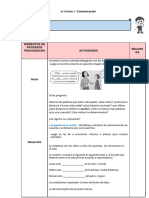 Sesiones Del 21 Al 25 de Agosto