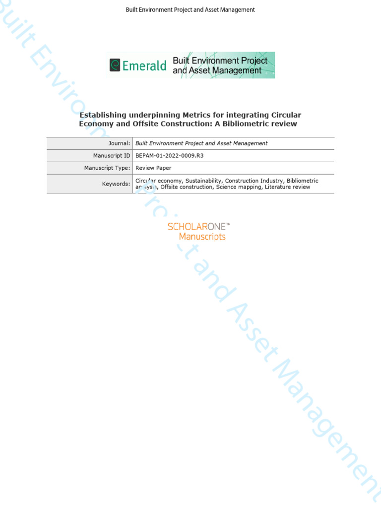 N ND Asset Management Establishing Underpinning Concepts For ...