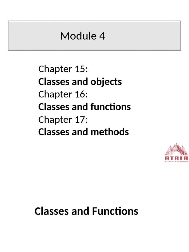 Understanding Classes and Functions in Python | PDF | Function ...