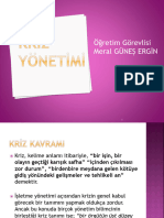 13.kri̇z Ve İmaj Yöneti̇mi̇