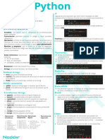 Python Cheatsheet