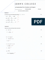 Remove Numbers and Integers Standardised Test 2023 MEMO