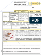 1°sec - UNIDAD 0 - ACTIVIDAD 4 (CyT Diseña 2024) - Elaboramos Yogurt Casero Con Microorganizmos