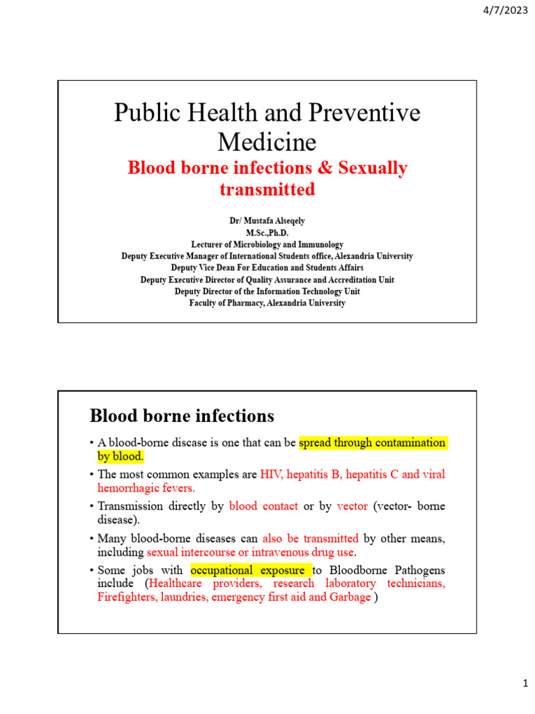 Lecture 7 Public Health and Preventive Medicine Spring 2022-2023 | PDF ...