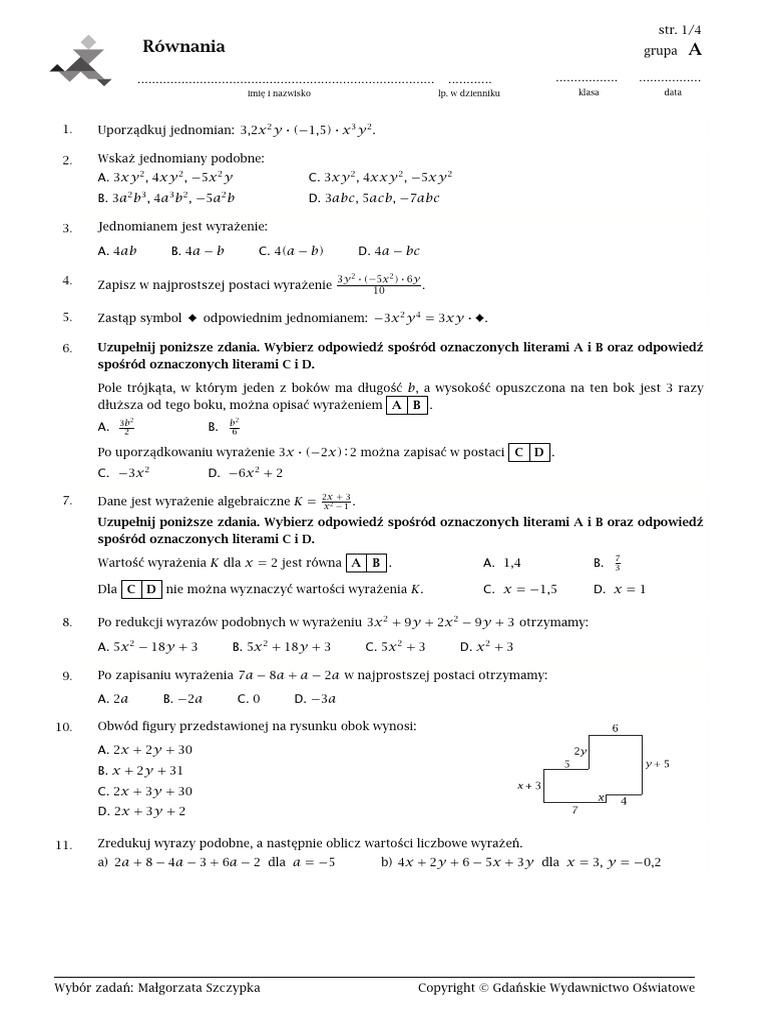 matematica clasa 7 algebra