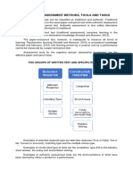 M2 - Lesson 2 - Variety of Assessment Methods Tools and Tasks