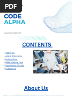 DATA SCIENCE CODEALPHA