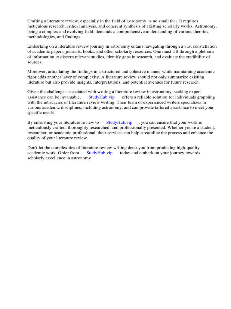 literature-review-example-astronomy-pdf