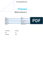 18.1 Pressure CIE IGCSE Physics Ext Theory Ms