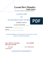 Computer Practical File