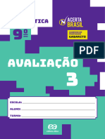 Cad3 Acerta Brasil Matematica 9ano Av3 PR