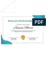 Piagam Penghargaan