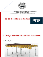 2-Design of Slab Non-Traditional FORMWORK.