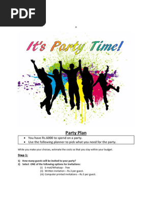 Party Plan