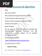 Data Structure & Algorithm: Fundamental of DSA