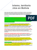Extractivismo, Territorio y Conflictos en Bolivia