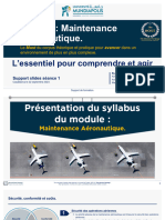 Séance 1 Module Maintenance Aéronautique CI GSA - Mundiapolis 22-09-2023