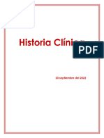 Historia Clinica - Ejemplo