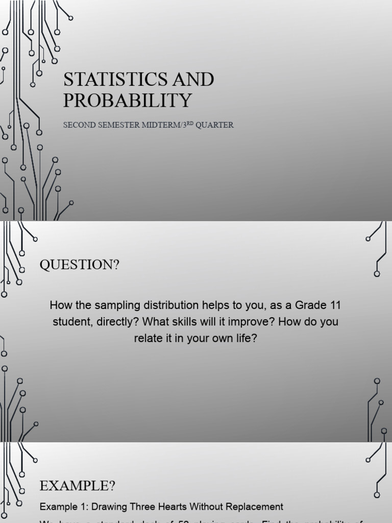 L 9.2 Sampling Distribution Without Replacement | PDF | Variance ...