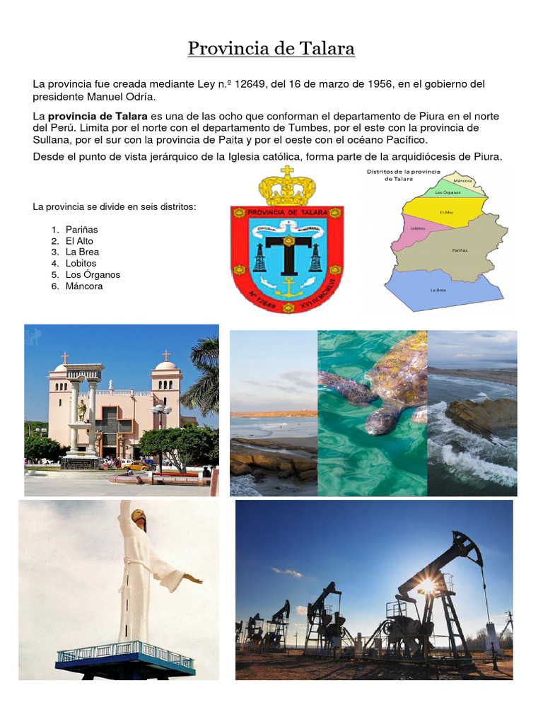 Provincia de Talara | PDF