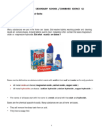 aCIDS BASES AND SALTS