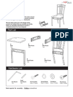 Chair Assembly Instructions - Kitchen Source